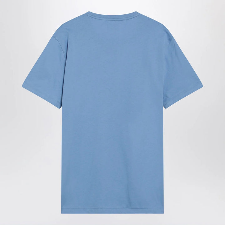 Polo Ralph Lauren - Light blue cotton Custom Slim-Fit T-shirt