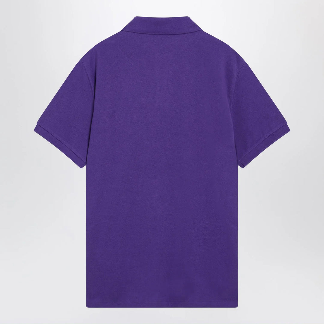 Polo Ralph Lauren - Purple cotton Custom Slim-Fit polo shirt