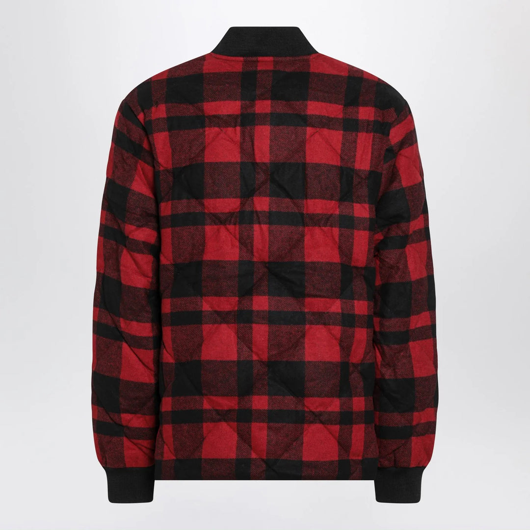 Polo Ralph Lauren - Red and black quilted check bomber