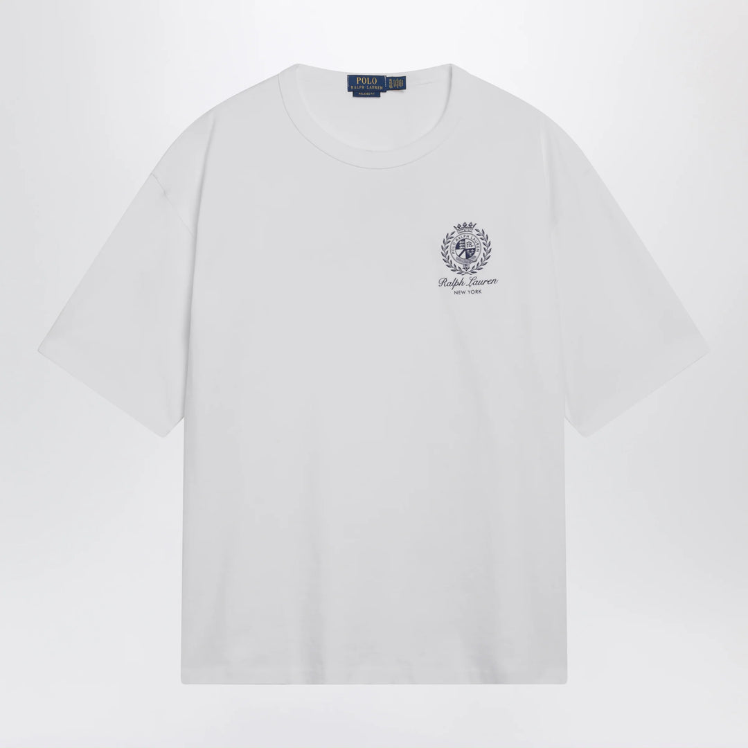 Polo Ralph Lauren - White Relaxed-Fit T-Shirt With Logo Prints
