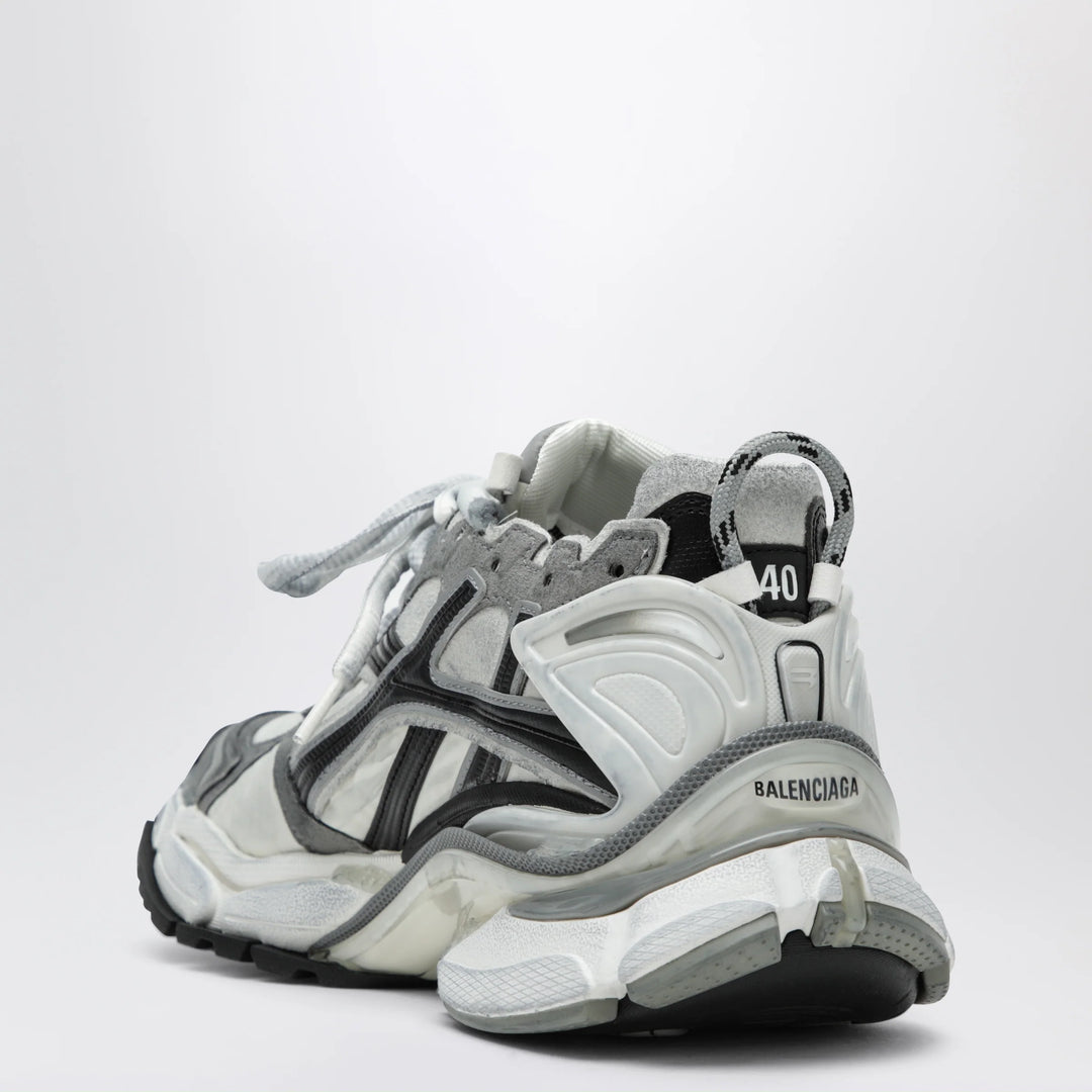 Balenciaga - Grey/white/black Runner sneakers in nylon