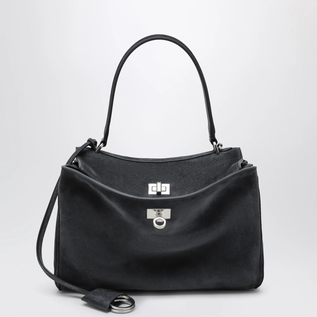 Balenciaga - Rodeo small bag in grey calf leather