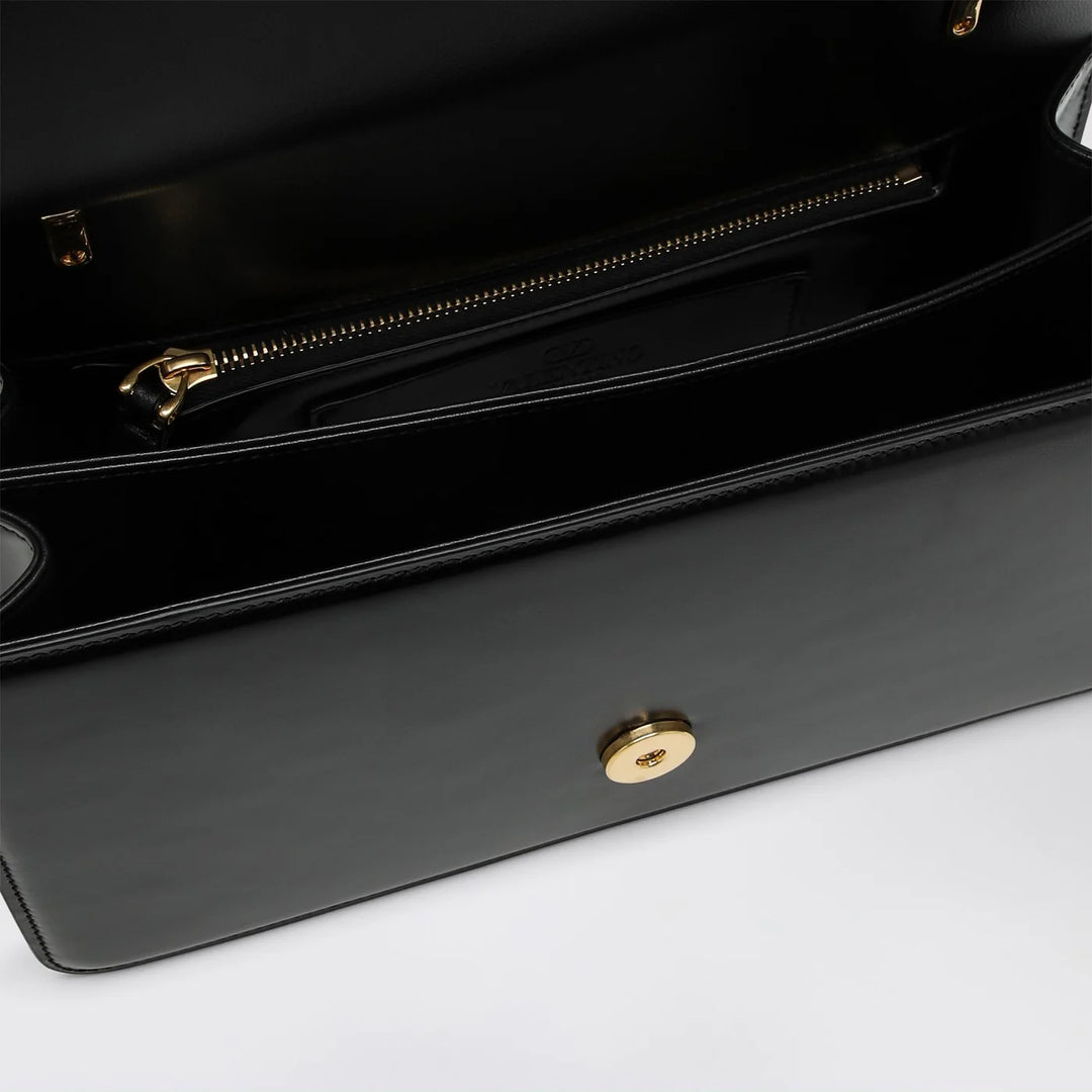 Valentino Garavani - Vain bag in black glossy calfskin