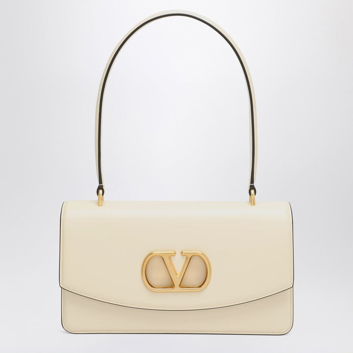 Valentino Garavani Vain bag in butter White glossy calfskin