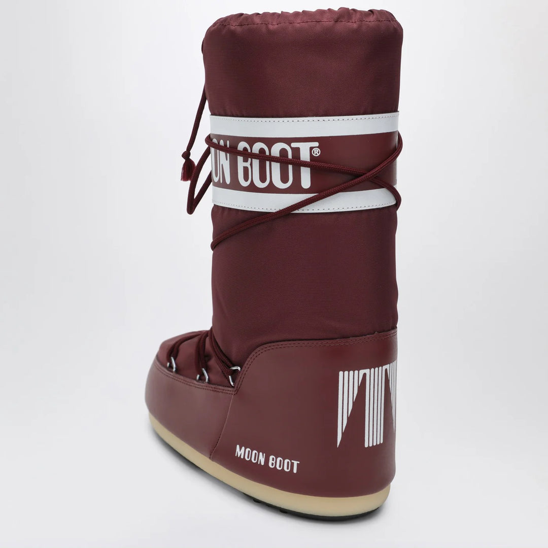 Moon Boot - Bordeaux Icon boot in nylon