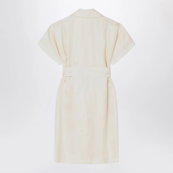 Burberry - Ivory trench dress in viscose