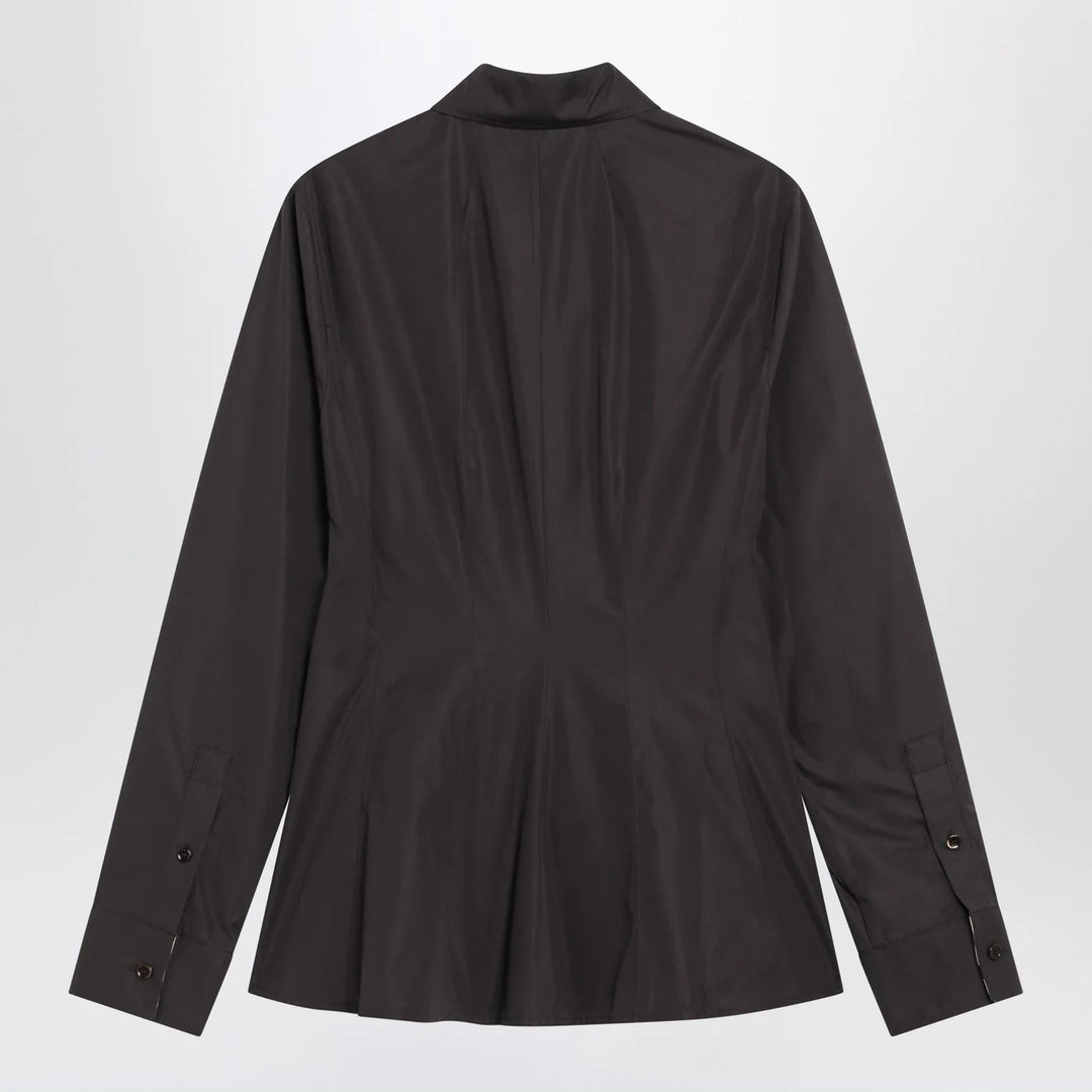 Burberry - Brown cotton shirt