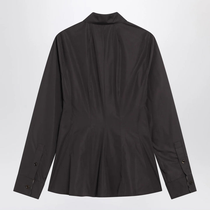 Burberry - Brown cotton shirt