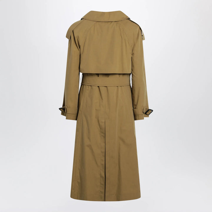 Burberry - Double-breasted trench coat in cotton blend brown Brand Coats &amp; Jackets 6 UK
