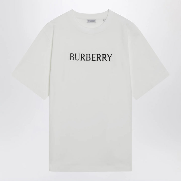 Burberry - White T-shirt with logo print