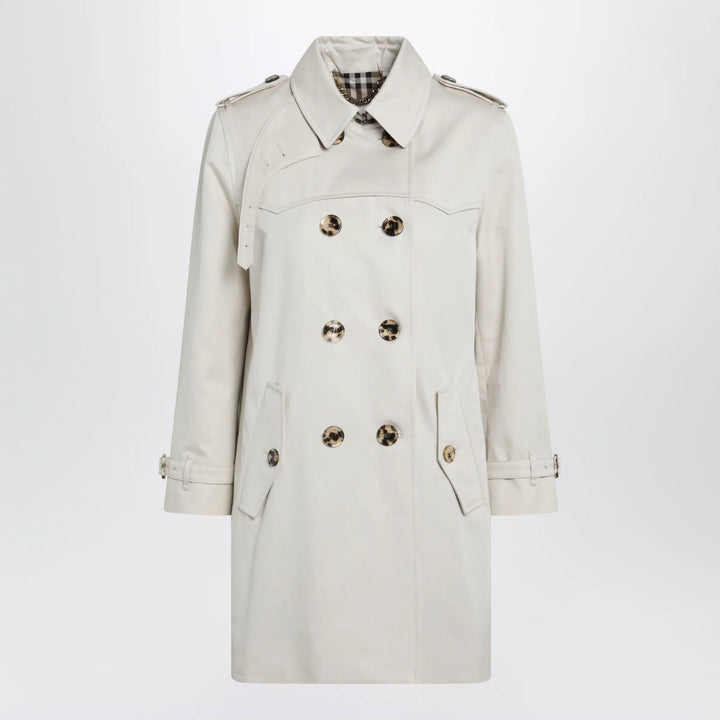 Burberry - Short Summerside trench coat in cotton gabardine beige Brand Apparel &amp; Accessories > Clothing > Outerwear > Coats &amp; Jackets 8 UK
