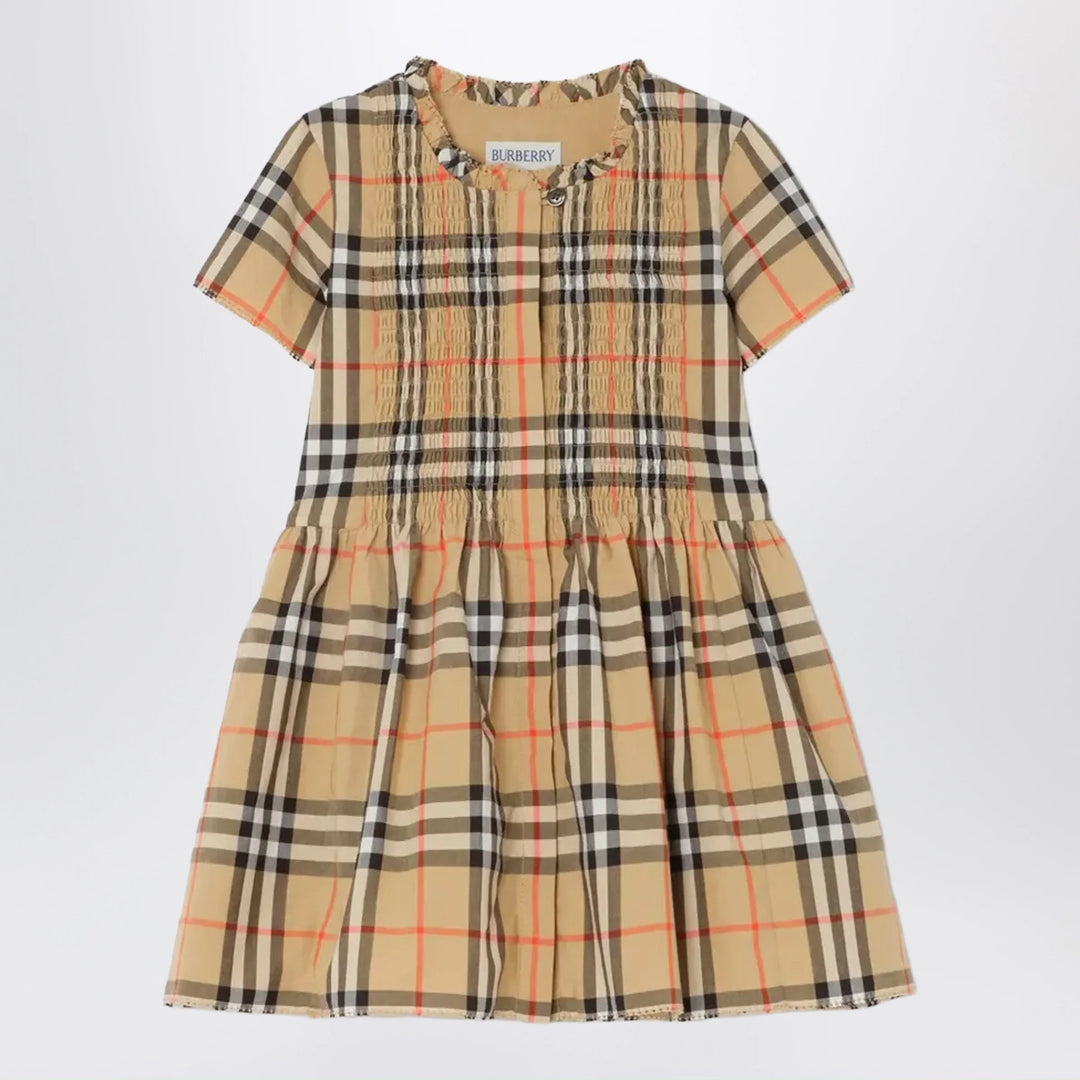 Burberry - Check Cotton Dress