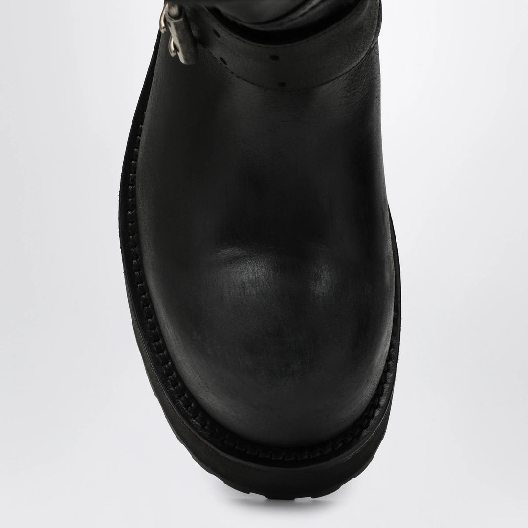 Balenciaga - Venom black calfskin boots