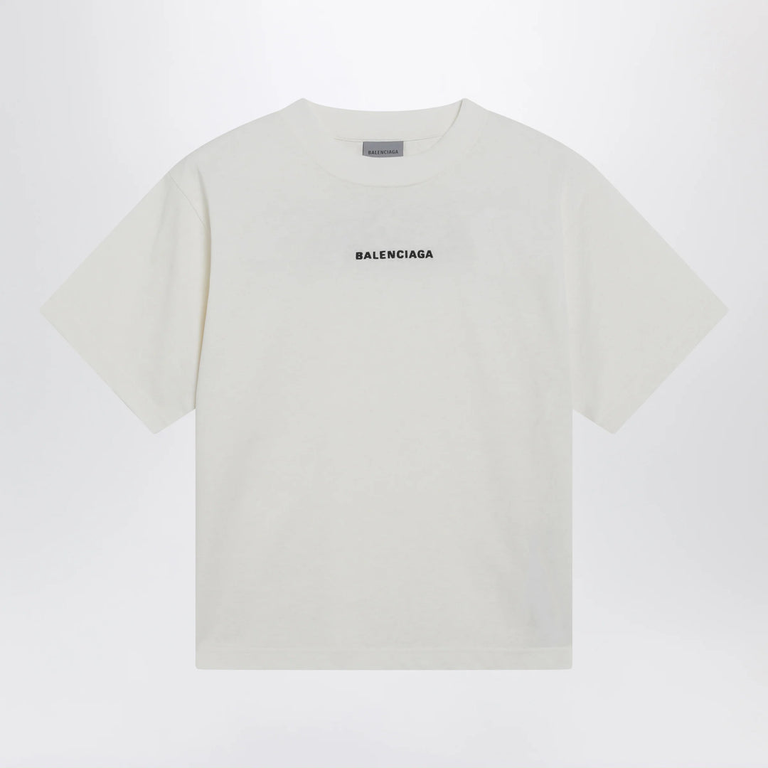 Balenciaga - Balenciaga Back Medium Fit T-shirt in cream
