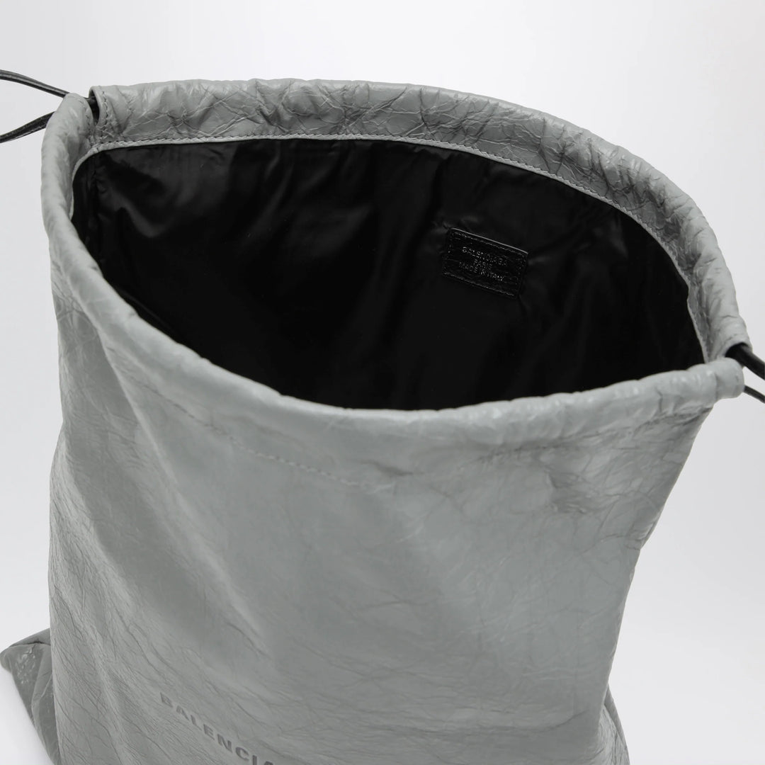Balenciaga - La Pochette dust bag shopper in Arena lambskin grey