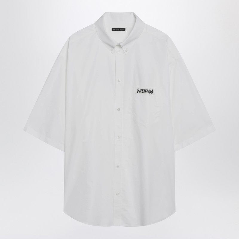 Shirts & Tops Balenciaga - White Masking Tape shirt - 48 IT Brand