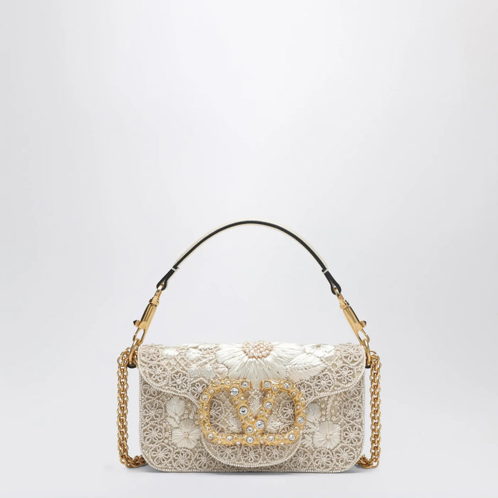 Valentino Garavani - Small Locò bag with VLogo Signature jewel