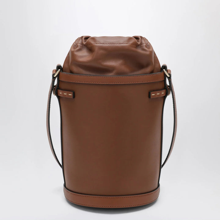Valentino Garavani - VLogo Signature Bucket Bag in Tobacco