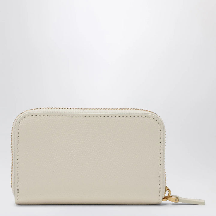 Valentino Garavani - Vlogo Signature zip wallet ivory