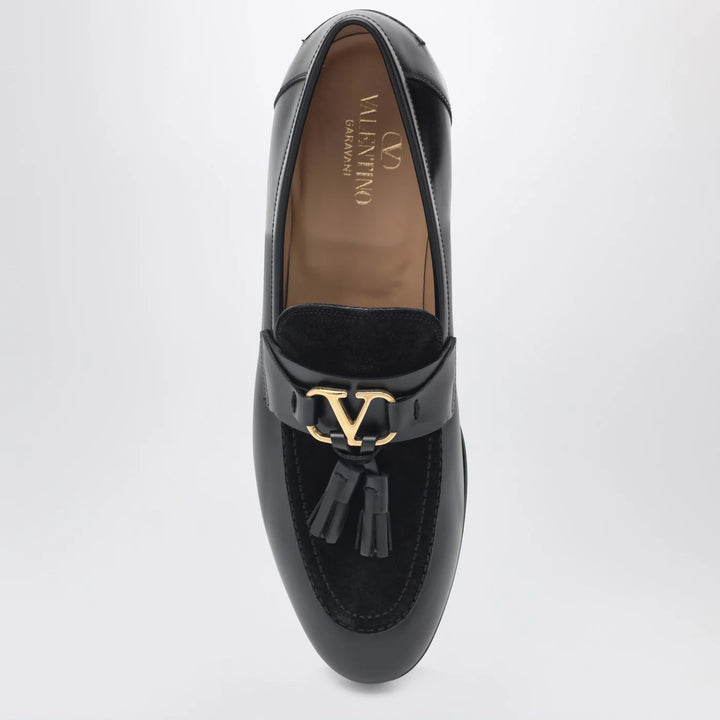 Valentino Garavani - Vaniteux loafer in calfskin and split leather