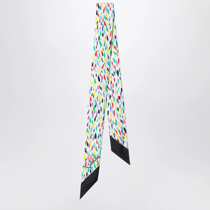 Valentino Garavani - Silk bandeau scarf with multicolor print