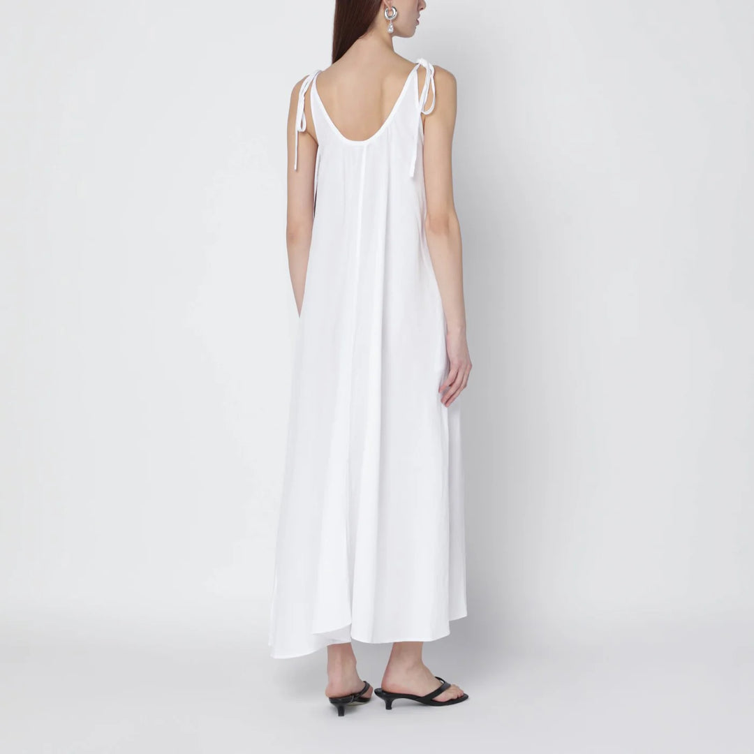 ANINE BING - White linen-blend dress