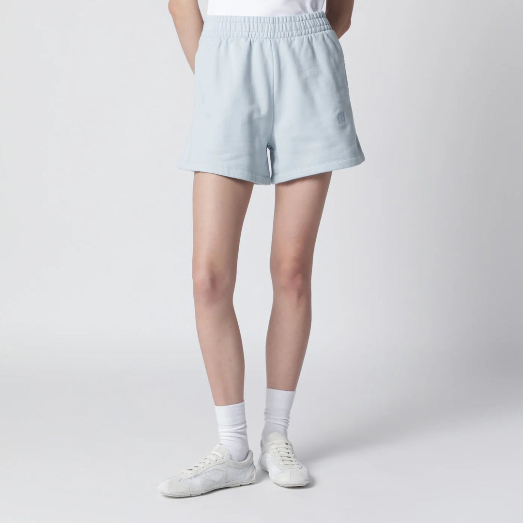 ANINE BING - Light blue cotton Shorts