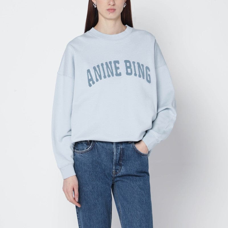 Shirts & Tops ANINE BING - Light blue Miles sweatshirt with logo - M Brand
