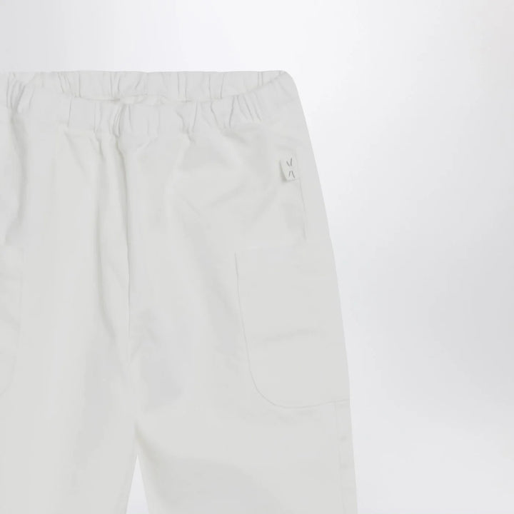 Teddy &amp; Minou - Milky white cotton trousers
