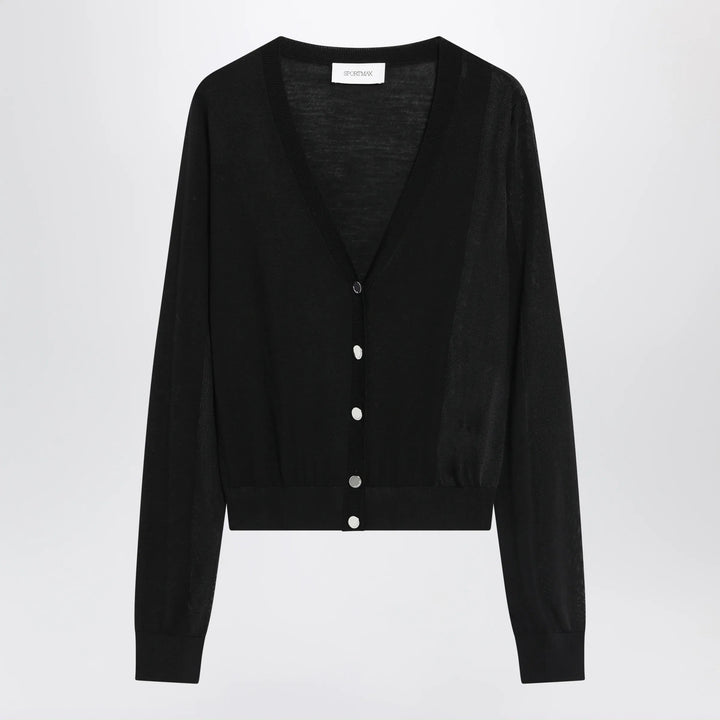 Sportmax - Black wool cardigan