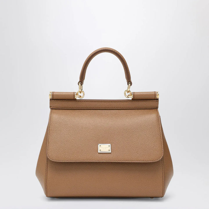 Dolce&amp;Gabbana - Medium caramel Sicily Hand Bag Brand Apparel &amp; Accessories TU