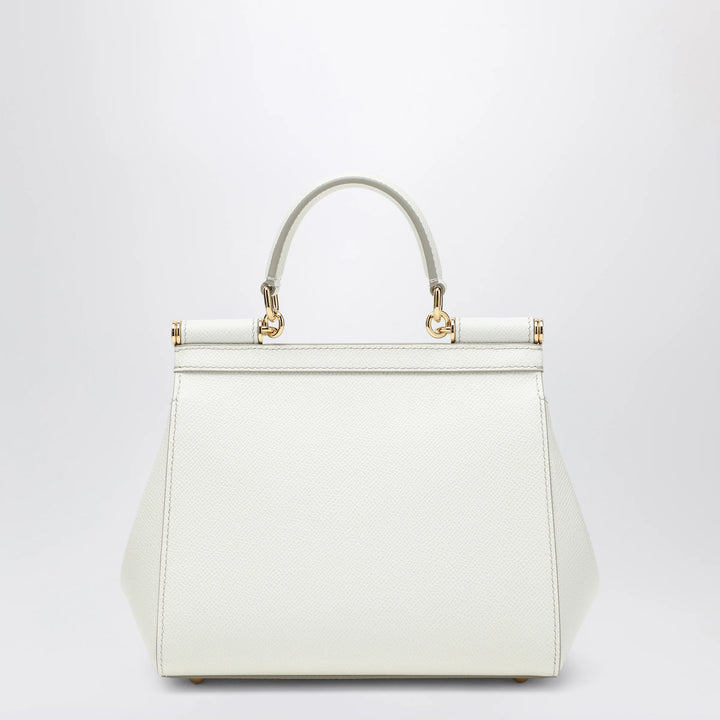 Dolce&amp;Gabbana - Sicily medium top-handle bag in white