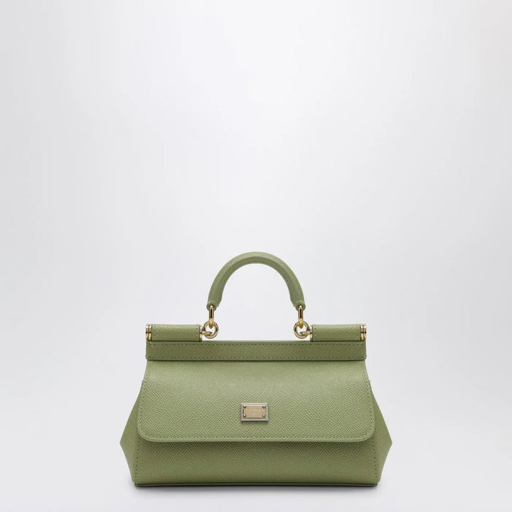 Dolce&amp;Gabbana - Sicily small top handle bag in sage green