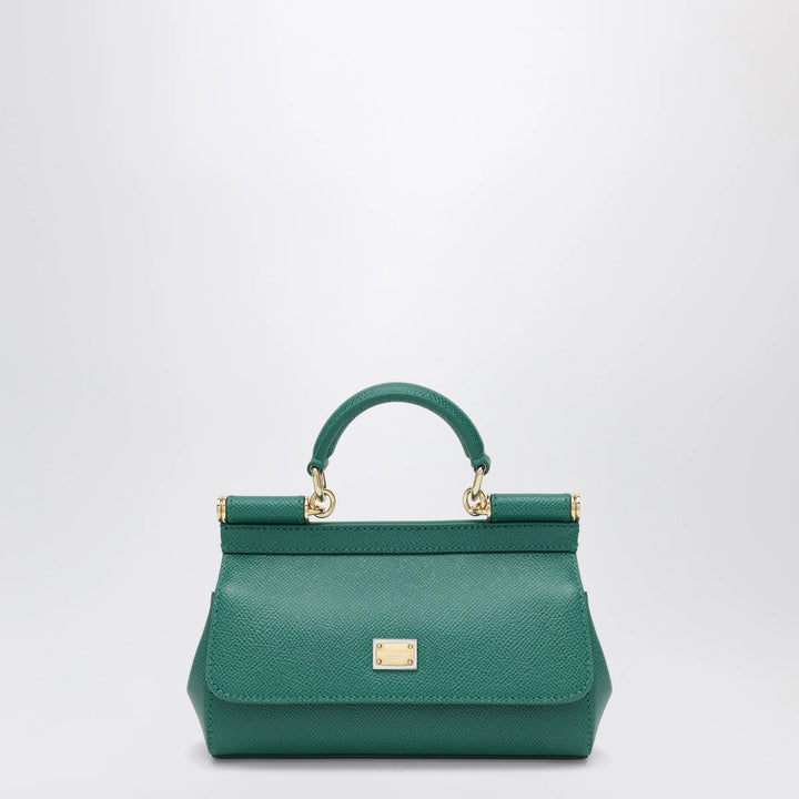 Dolce&amp;Gabbana - Small Sicily top-handle bag in emerald green