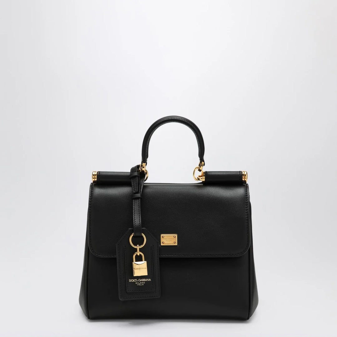 Dolce&amp;Gabbana - Shoulder bag My Sicily in black leather