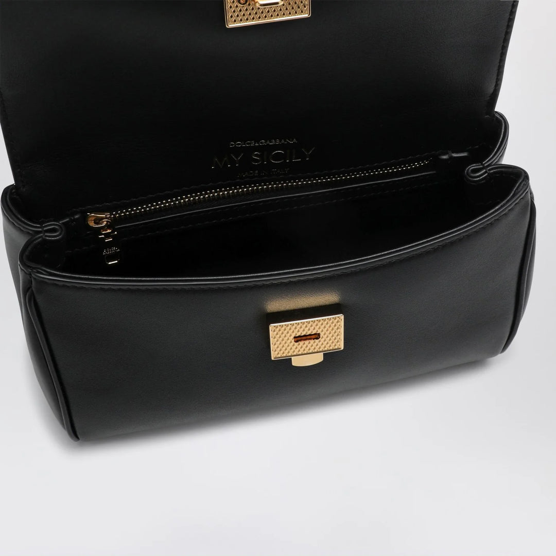 Dolce&amp;Gabbana - Mini My Sicily handbag in black leather
