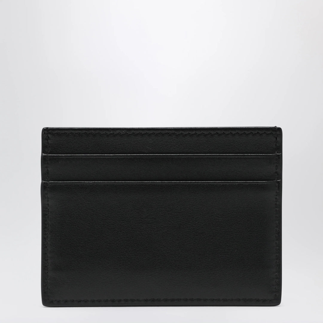 Dolce&amp;Gabbana - Black plongé calf leather card holder