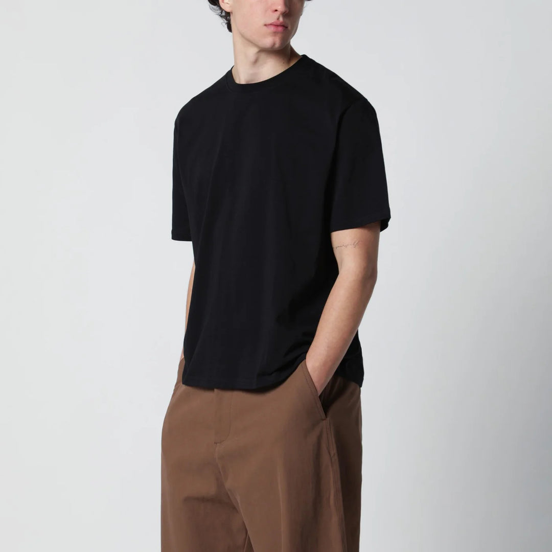 STUDIO NICHOLSON - Bric T-shirt black regular fit