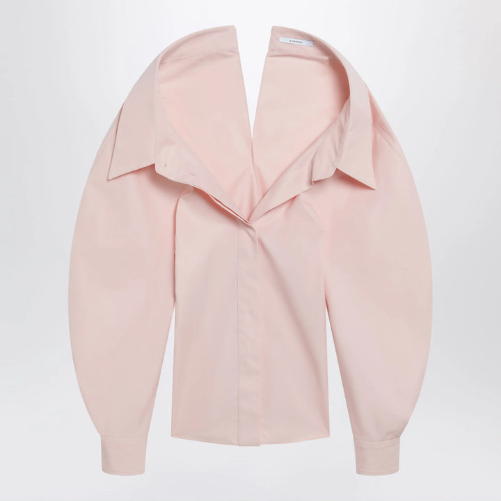 Givenchy - Pink cut-out poplin shirt