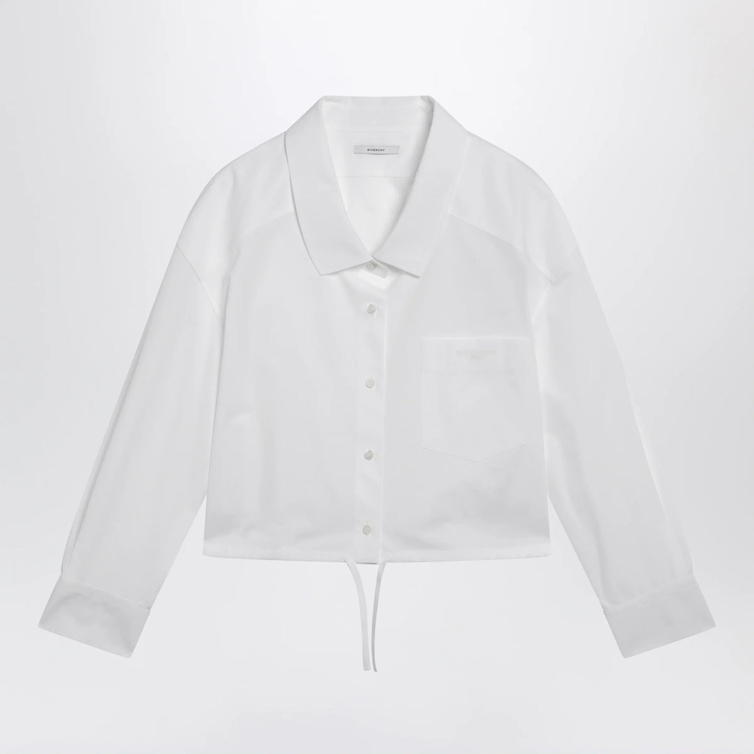 Givenchy - White short poplin shirt