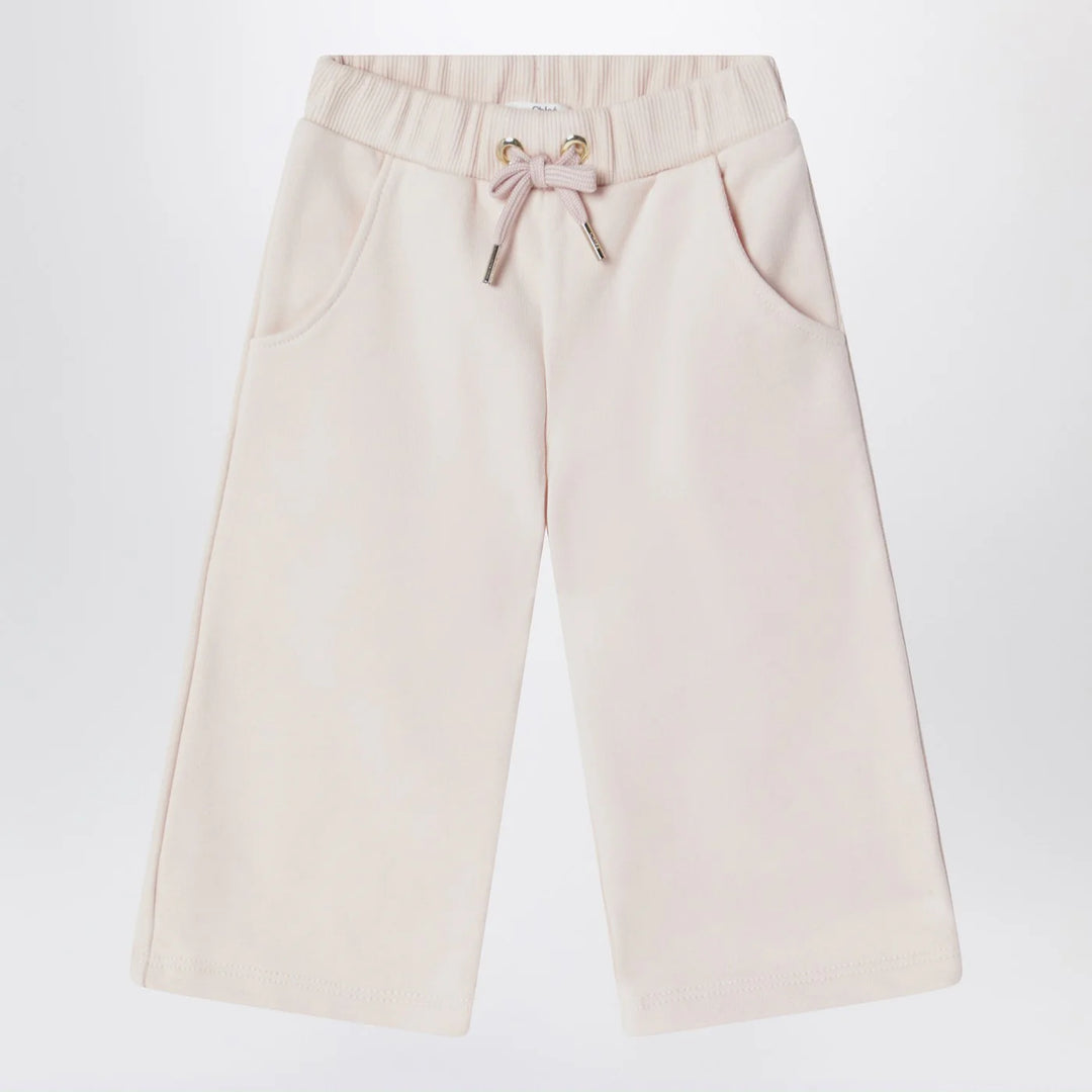 Chloé - Petal pink cotton trousers