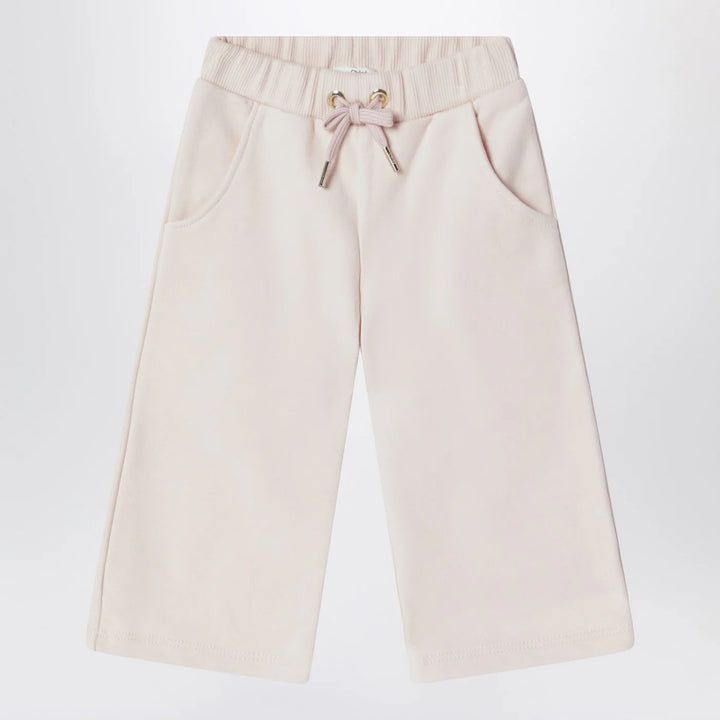 Chloé - Petal pink cotton trousers