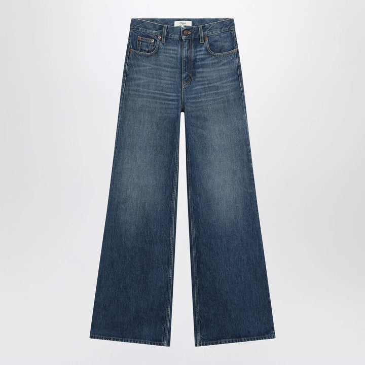 Chloé - Flared blue jeans