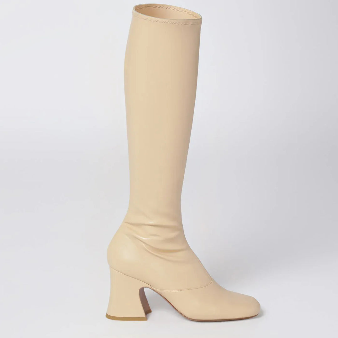 Chloé - Beige Janis heeled boots