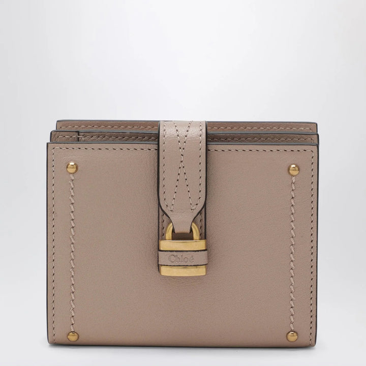 Chloé - Pink leather square Paddington wallet
