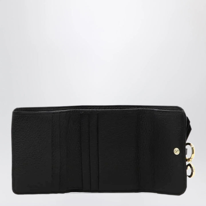Chloé - Small Alphabet trifold wallet black