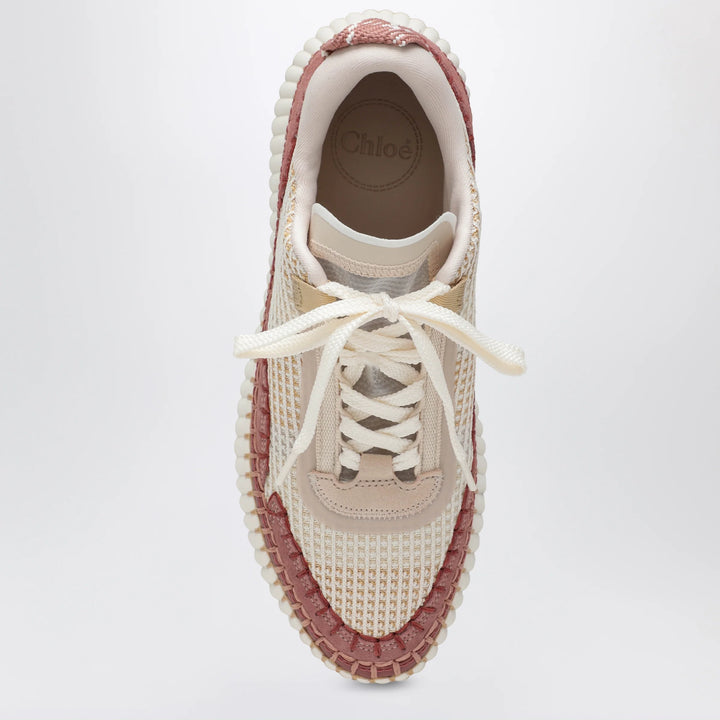Chloé - Nama sneakers in rosy beige