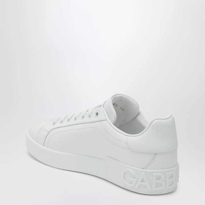 Dolce&amp;Gabbana - White Portofino Sneakers in leather