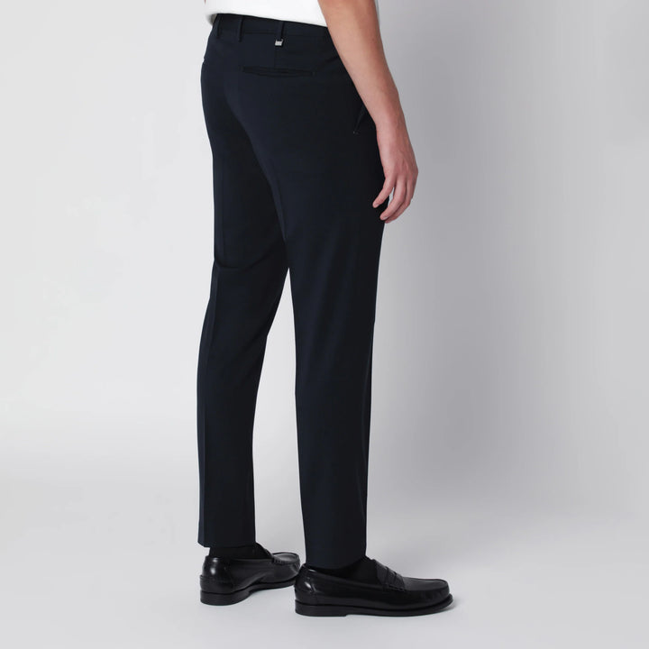 PT Torino - Dieci trousers in blue wool blend