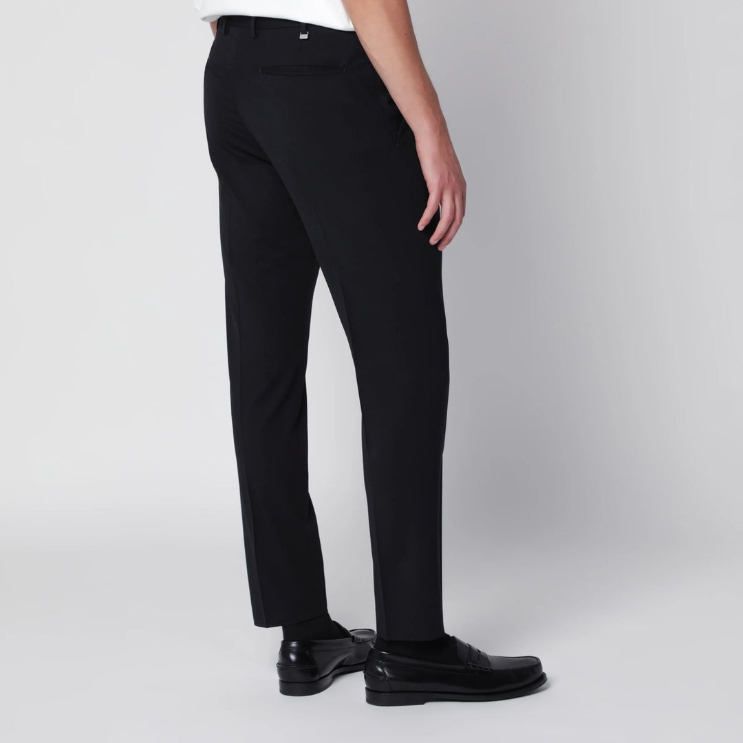 PT Torino - Dieci trousers in black wool blend